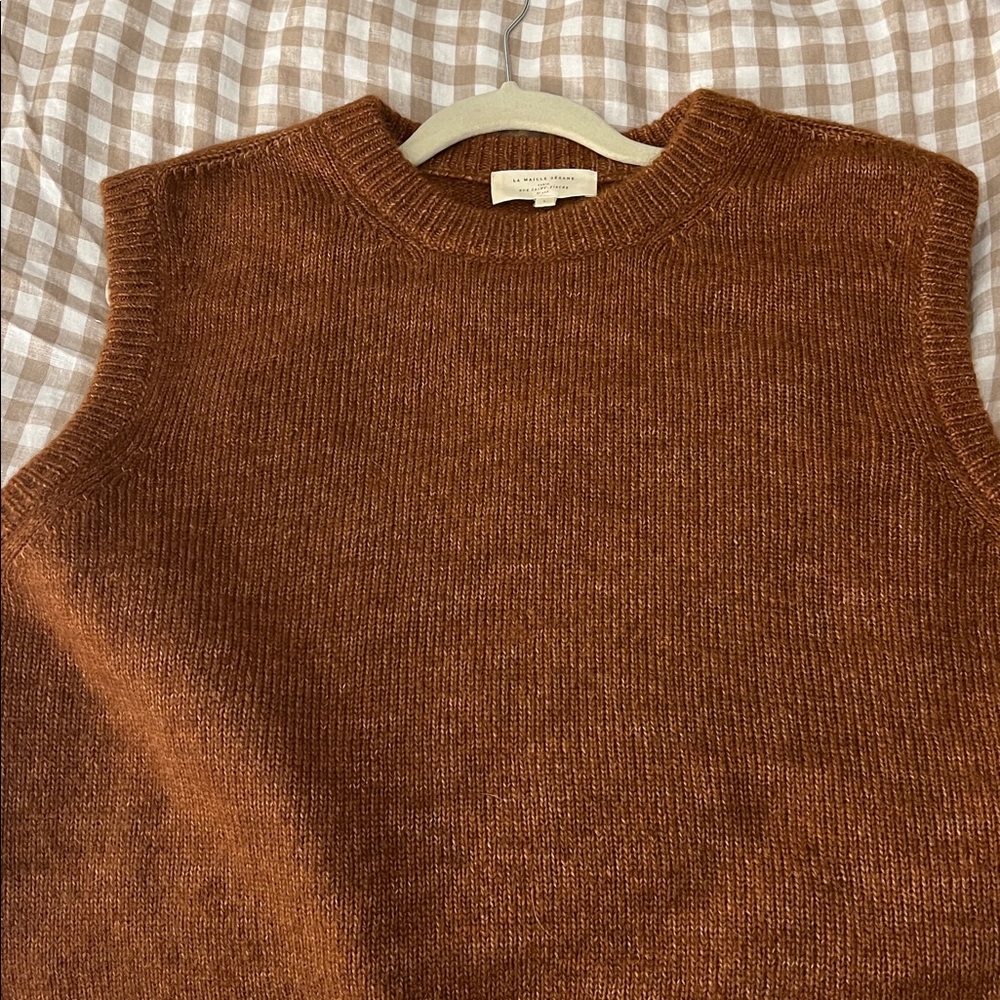 Sezane Brown Knit Vest - Picture 6 of 6